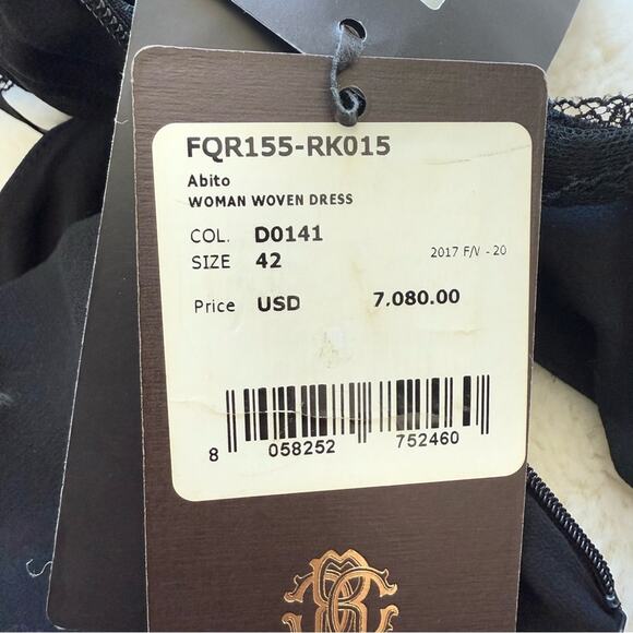 NEW!!! Roberto Cavalli women dress size 42IT or 6 US Authentic Retail 7080$ - Picture 11 of 16